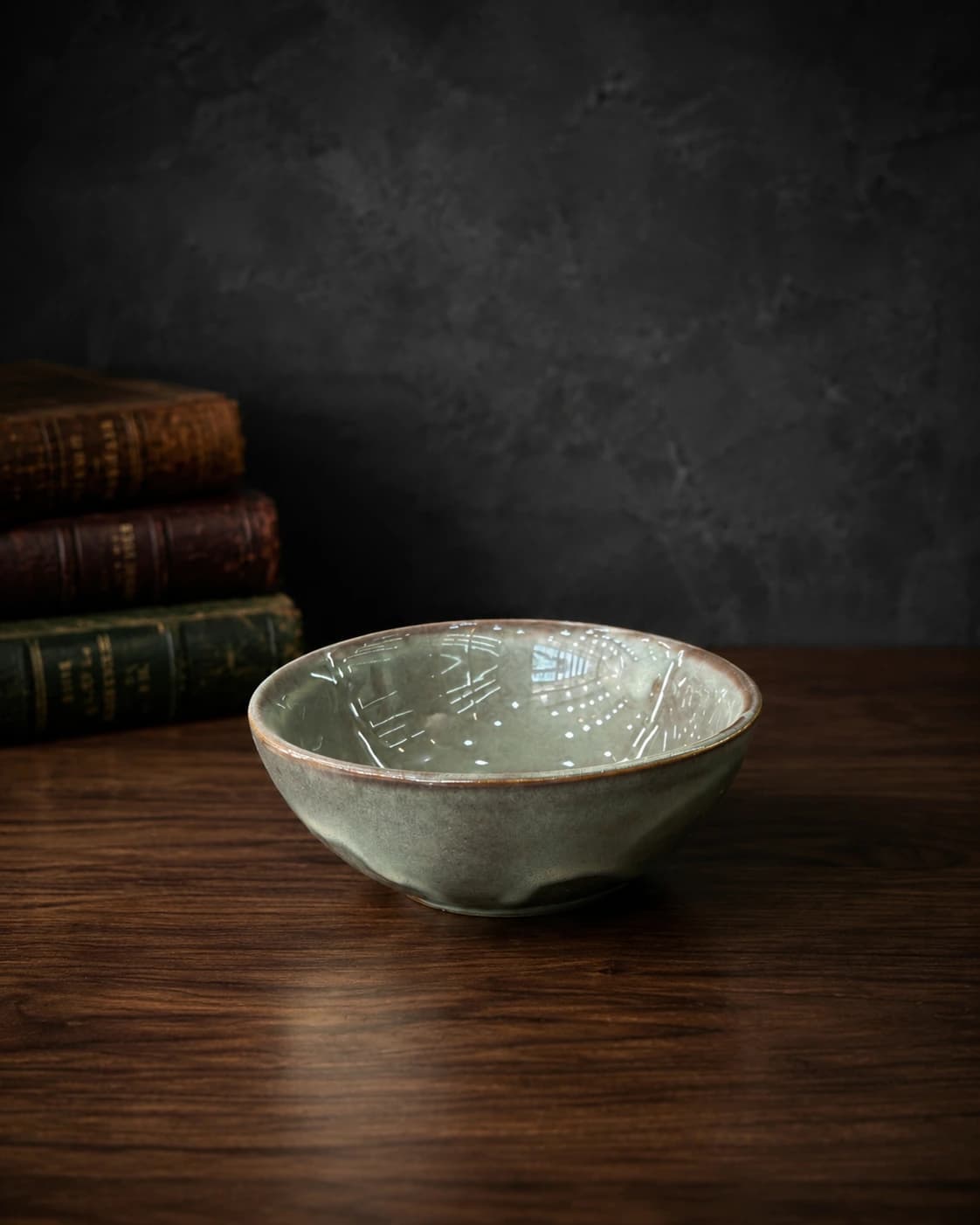 Sage Reactive Serving Bowl by Hira Industries
